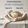 WHITEWRAP Flour Sack Towels for Bread Dough Proofing – 100%