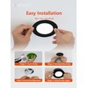 12 Pack Recessed Lighting 4 Inch with Junction Box, 5CCT