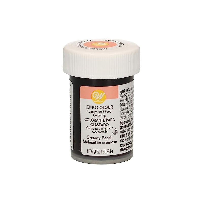 Wilton Creamy Peach Gel Icing Colour, 28.3 g