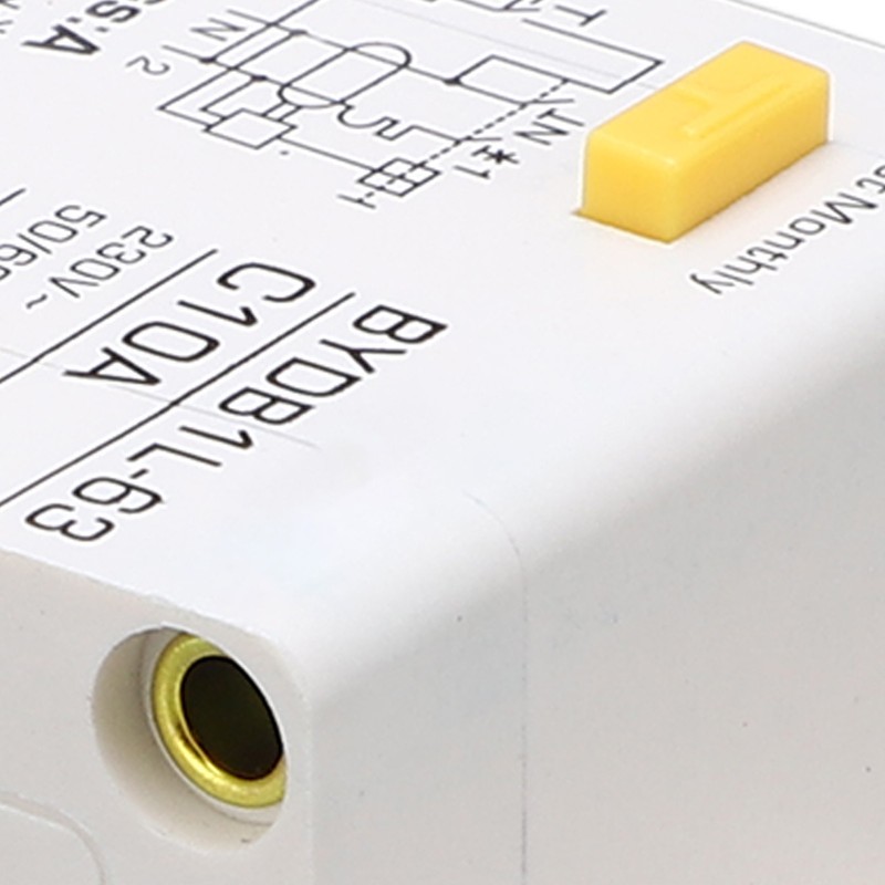 Circuit Breaker 1P+N Leakage Protection Switch 10A 230V AC DIN