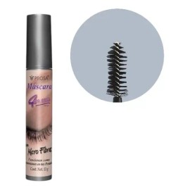 Rímel Prosa Mascara De Pestaña Micro Fibras Tapa Plata