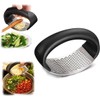 MY SOFT LIFE Stainless Steel Garlic Press, Wide Handle Garlic