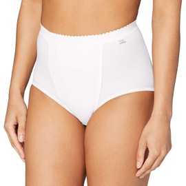 Sloggi Women's Control Maxi Brief, White, Size 12