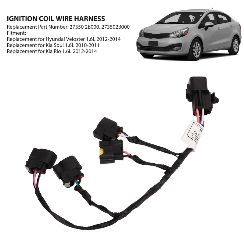 Ignition Coil Wire Harness 273502B000 Replacement for Hyundai Veloster 1.6L
