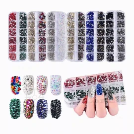 Dolores Piedra De Cristal Tornasol Super Calidad Nail Art En Caja