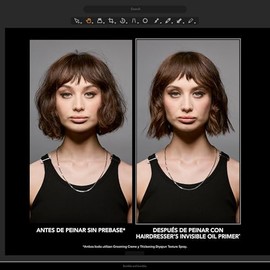 Bumble and Bumble Prebase para el cabello con protección térmica/UV invisible Oil de peluquero | Hidratante, Anti Frizz, Seguro para el Color | Recto, Enrollado | Con aceite de argán + aceite de coco