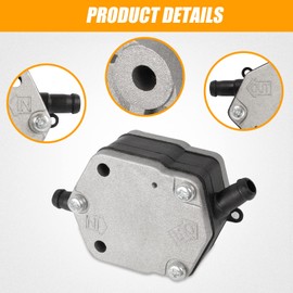 6E5-24410-00 Paquete de 2 juntas de bomba de combustible compatible con Yamaha 115HP 130HP 150HP 175HP 200HP 225HP 25HP 300HP V4 V6 fueraborda 2 tiempos reemplaza 6E5-24410-01 18-7349