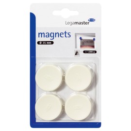Legamaster Magnetic Clamps C and C Bliste Blister Pack of 4 4er Blister White