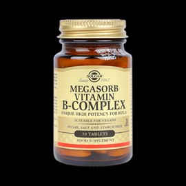 Solgar Megasorb Vitamin B-Complex 50 Tablets