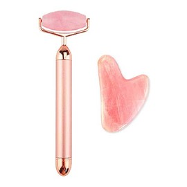 Love My Skin Rose Quartz Facial Sculpting Beauty Set