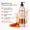 Shampoo Fortihair Mix Profesional Fortalecimiento 400 Ml