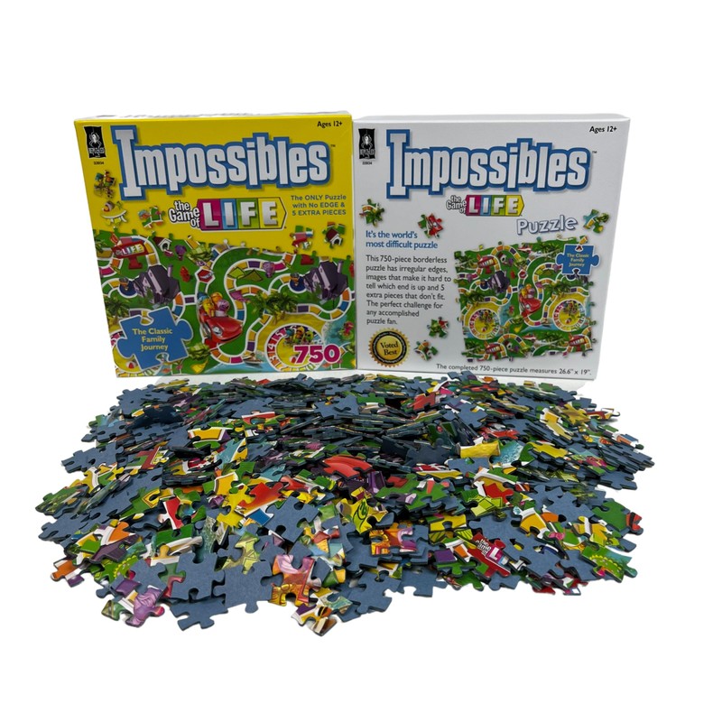 BePuzzled, Hasbro Impossibles Puzzle Featuring Imagery from The Classic Game