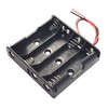DIYables 4 AA Battery Holder, Battery Storage Case with Wire