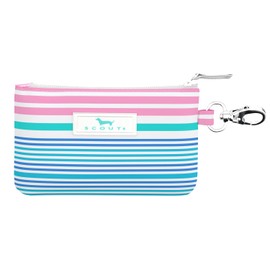 SCOUT IDKase Card Holder, ID Case for Women, Mini Keychain Wallet, Zip Closure