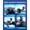 DICMKY Suction Cup Car Cooling Fan for Window Dashboard Backseat,