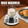 66 W Cup Warmer, Adjustable Temperature, Car Coffee Warmer with