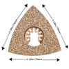 Oscillating Tool Blades, HEMUNC 5pcs Universal Triangle Carbide Oscillating Multitool