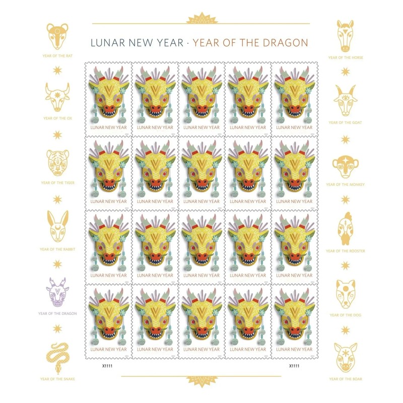 2024 Love 24th Year of the Dragon US Limited Edition