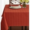 Textured Fabric Tablecloth, Bison, 52" x 70" Rectangular