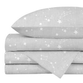 Nap Baby Juego de Sábanas para Colecho 70x100 cm Súper Suaves y Frescas 100% Algodón, Hipoalergénico, 3 Pzas - Constelaciones