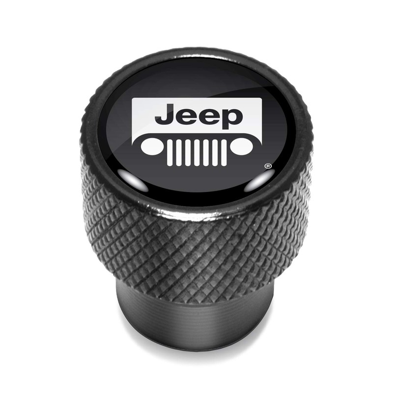 iPick Image for Jeep Grill in Black on Black Aluminum