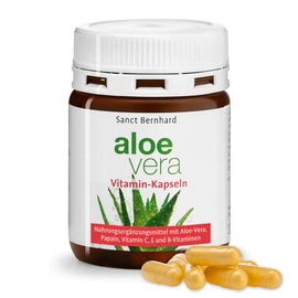 Sanct Bernhard Aloe Vera Vitamin Capsules with Vitamin C, Vitamin E & Vitamin B Complex, 100 Capsules