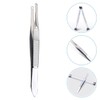 FOMIYES Ergonomic Stainless Steel Tweezers for Women's Facial Hair Removal