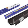 JELOSTONE U-Shaped Aluminum Door Bottom Shoes with Drip Cap(Dark Bronze)