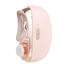 3 in 1 Electric Nail Clipper, 2 Speeds Automatic Baby Nail Clippers with Led Light & USB Rechargeable Safety Fingernail Trimmer for Kids Adults Seniors (Pink)