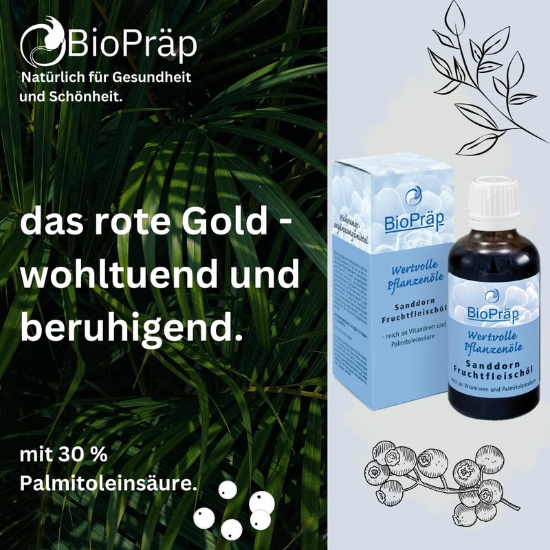 BioPräp Sea Buckthorn Pulp Oil 50 ml