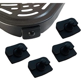 Parachoques de silicona para freidoras de aire COSORI de 6.8 cuartos de galón, 4 pestañas de goma para freidora de aire mejoradas, piezas de goma, piezas de goma, piezas de goma, tapones de goma para freidoras de aire COSORI de 6.8 cuartos