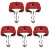 Shinekoo Jungheinrich 702 5pcs Red Ignition Switch Manual Push Button
