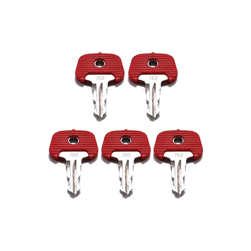 Shinekoo Jungheinrich 702 5pcs Red Ignition Switch Manual Push Button