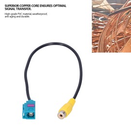 Aoutecen Backup Camera Rear View Camera Video Cable PVC and Copper Core Return Camera Video Adapter Cable with W204 C180 E200 Compatible