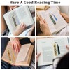 YQQZQ 5pcs Gold Metal Bookmark with Tassel, Unique Hollow Design,