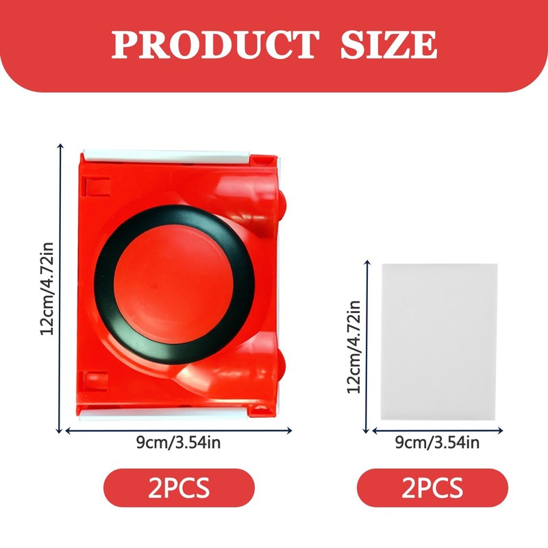 2 Pcs Paint Edger Tool Set, Red, Multifunctional, Cutting in