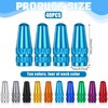 40 Pieces Presta Valve Caps, 10 Colors Bike Valve Cap,