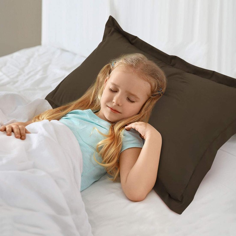 PiccoCasa Pillow Shams Double Brushed Microfiber, 2 Packs Pillowcases with