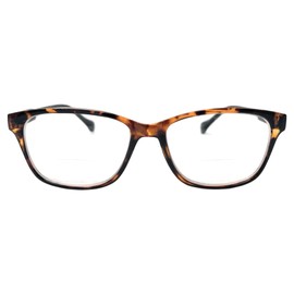 Incredible Bargains The Havana Stylish Tortoise Shell Bifocal Reading Glasses + 2.50 Black