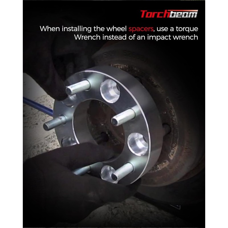 Torchbeam 5x5.5 to 5x5 Lug Centric Wheel Adapters 1.5 inch
