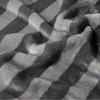 JAJU [JAJU] Stripe Microfiber Blanket 80X130cm 2pcs Grey