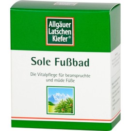 Allgäuer Latschenkiefer Sole Fußbad. 10X10 g [Badartikel]