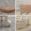YUNFANG Low Roller Stools with Universal Wheel 360 Degrees Swivel