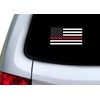 Rogue River Tactical Thin Red Line Firefighter Flag Sticker Support