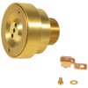 Hihitomorrow 3 Hole Pool Brass Deck Jet Nozzle with Ground