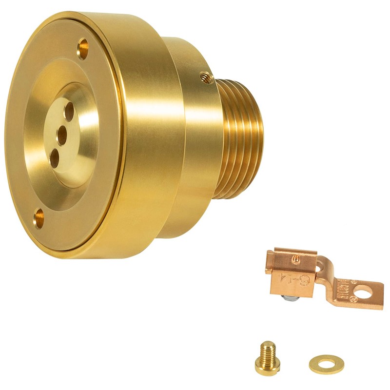 Hihitomorrow 3 Hole Pool Brass Deck Jet Nozzle with Ground