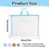 8 Pcs A3 Sew Project Bags for Quilting, Mesh Sewing