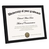 upsimples Certificate Frame with High Definition Glass, 8.5 by 11