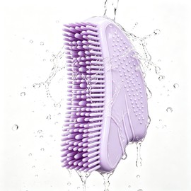 Lymphatic Contour Face Brush, Jade Roller & Gua Sha Skincare Massage Kit