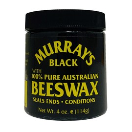 Murrays Black Beeswax 3.5 oz. Jar (Pack of 3)